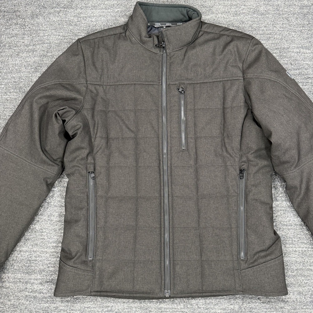 KUHL Impakt Insulated Jacket Men Medium Puffer Gotham Full Zip Outdoor Hike Coat